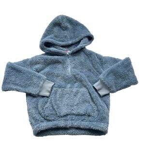 Glam Girl Blue Sherpa Hoodie - Women's Medium